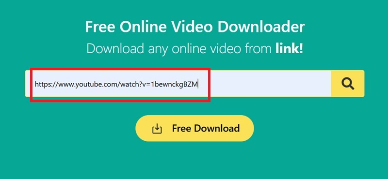paste the link into the downloader